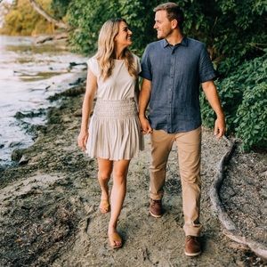 Cream Short White Skirt